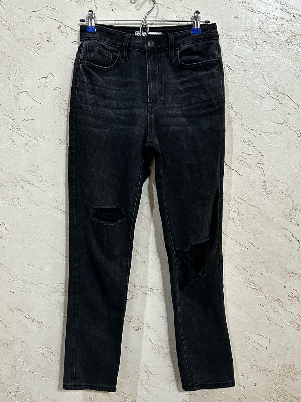 YMI Denim Women’s Black Ripped Jeans size 3/26